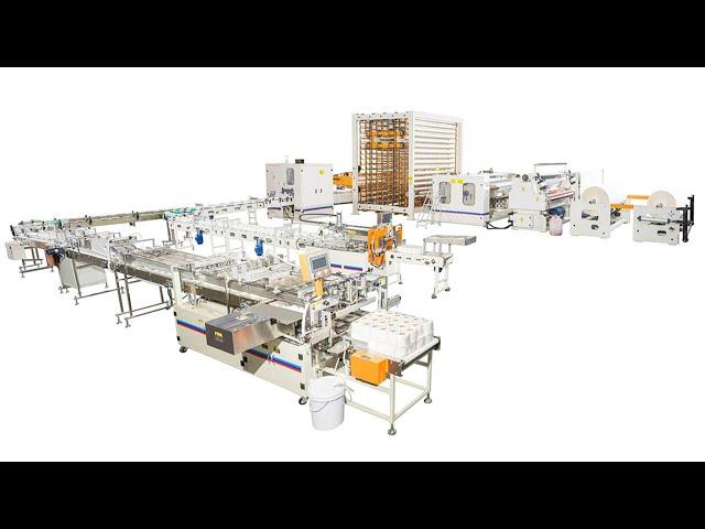 Automatic glue lamination small toilet paper machine production line