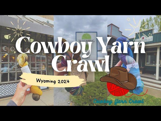 visiting EVERY yarn store in Wyoming - Cowboy Yarn Crawl 2024 #unitedskeinsofamerica