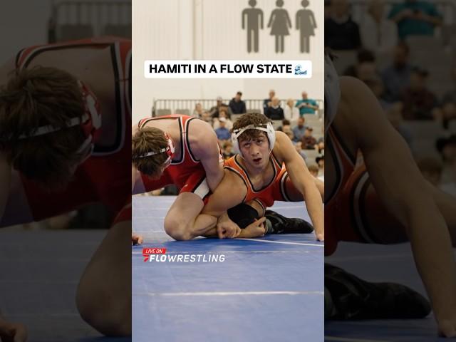 Dean Hamiti was in a flow state of mind in the CKLV semifinals! #CKLV #NCAAWrestling