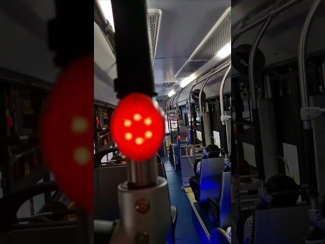 [청주/간선] 한성운수 820번 7031호 하이거 하이퍼스 1611N EV 2023년 10월식 하차벨 작동영상