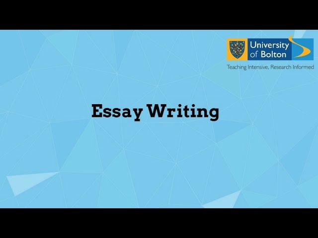 Essay Writing Level 1