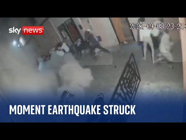 Morocco Earthquake: CCTV captures moment quake struck Marrakech