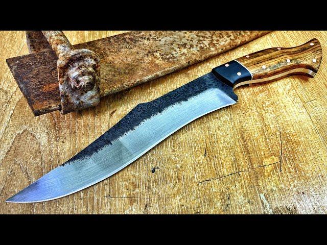 Knife Making: Bowie From The Old Spring