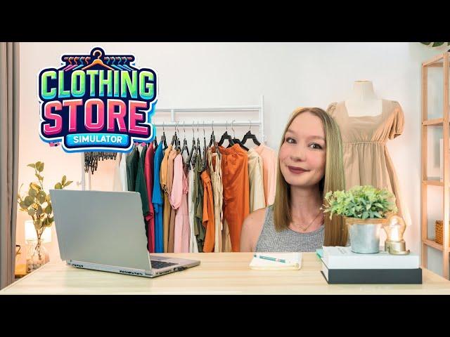 Starting My Clothing EMPIRE │ Clothing Store Simulator