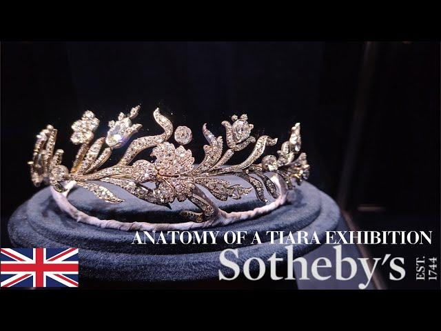 TIARA EXHIBTION SOTHEBY'S | PRINCESS ROYAL FAMILY DIAMOND JEWELS | BOND STREET LONDON UK