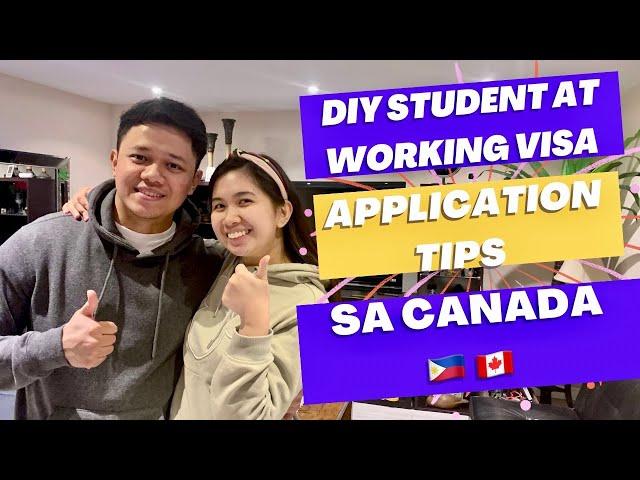 DIY STUDENT AND WORKING VISA APPLICATION TIPS - CANADA #movetocanada #openworkpermitcanada