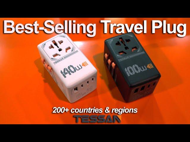 This Is The Best-Selling Travel Adapter on Amazon (TESSAN CES Booth Tour) 