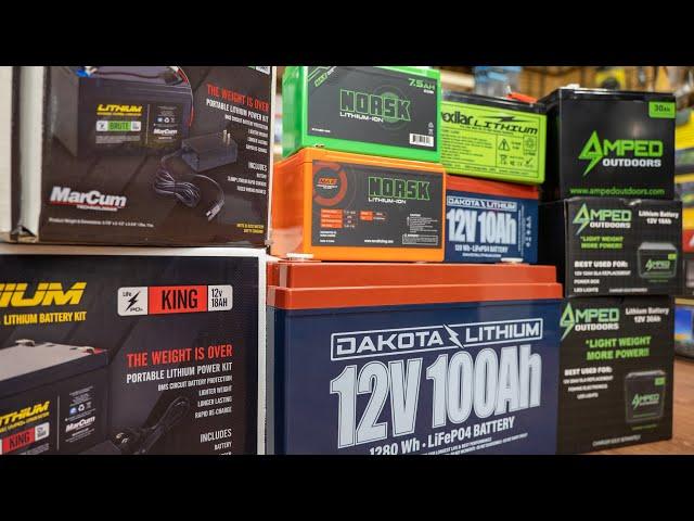 The Best Lithium-Ion Battery Options For Ice Fishing | Ice Fishing | Reeds Family Outdoor Outfitters