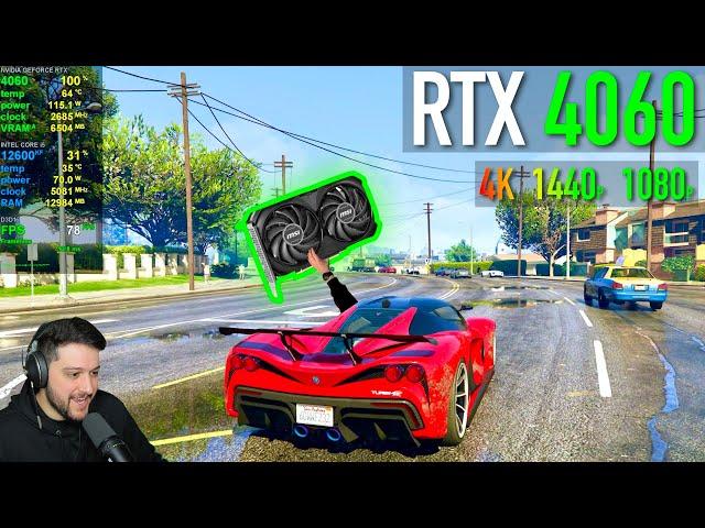 The RTX 4060 in GTA 5 Enhanced with Ray Tracing!