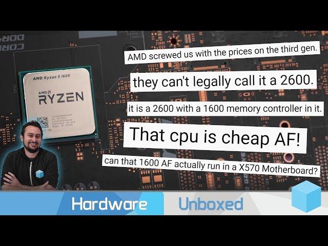 Replying to Comments: AMD Ryzen 5 1600 AF, What Is It? BIOS Support? Memory Controller?