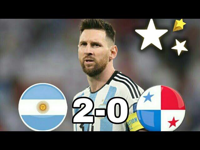 Argentina vs Panama Today Match Highlights 2023