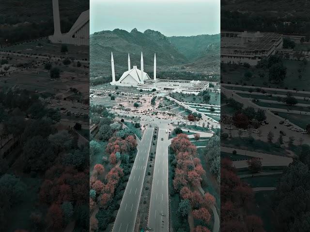 Faisal masjid beautyfull drone view | Faisal masjid islamabad #islamabadyans #islamabad #weather