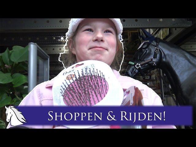 Tessa gaat shoppen bij Mr. Ed & pony rijden op Sterre! * Hart voor Paarden *