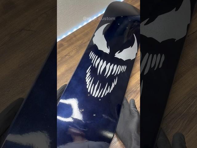 Custom Skateboard Deck For Venom #marvel