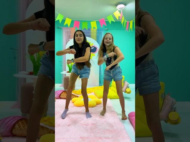 Nastya and Evelyn Levitating dance