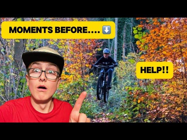 SHREDDING THE TRAILS… (nearly ends badly ) #mtb