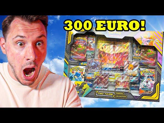 300 EURO TAG TEAM POKEMON BOX OPENEN! INSANE SECRET RARE