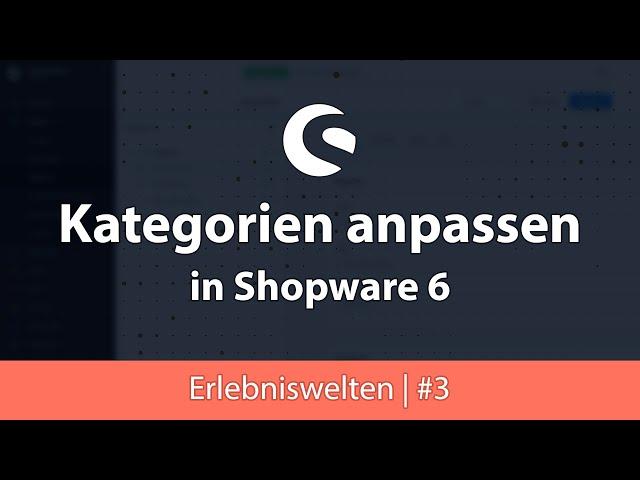 Shopware 6: Kategorien mit Erlebniswelten anpassen | Layouts Einsteiger Tutorial #3