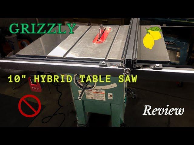 Grizzly 10" Open-Stand Hybrid Table Saw Review