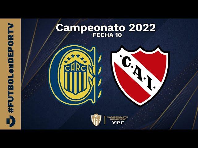 Rosario Central VS Independiente | Fecha 10 | Primera División | Campeonato Femenino YPF 2022