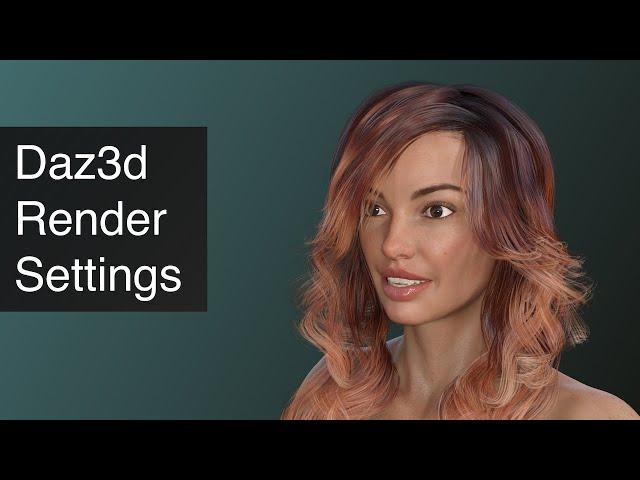 Daz Studio Render Settings Tutorial | Daz3D Tips