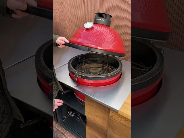 Kamado Joe vs. Primo grill. BIG4SPACE kamado kitchens by KamadoSpace UK.