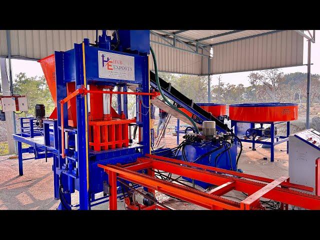 Revolutionizing Construction: HVB Exports Concrete Brick Machine