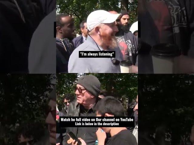 I'm a Militant Agnostic - Hamza v Agnostic #Shorts #Dawah #Islam #Speakerscorner