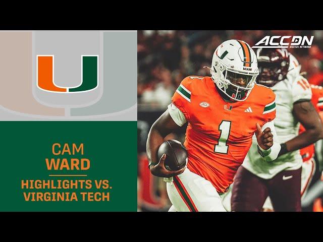 QB Cam Ward Leads Miami To A Fourth Quarter Comeback Win