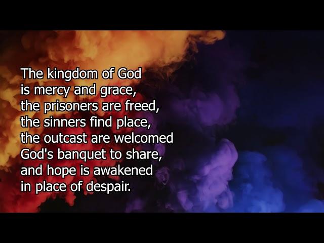 The Kingdom of God (Bryn Rees) (Singing the Faith 255 / StF 255) with singing and lyrics.