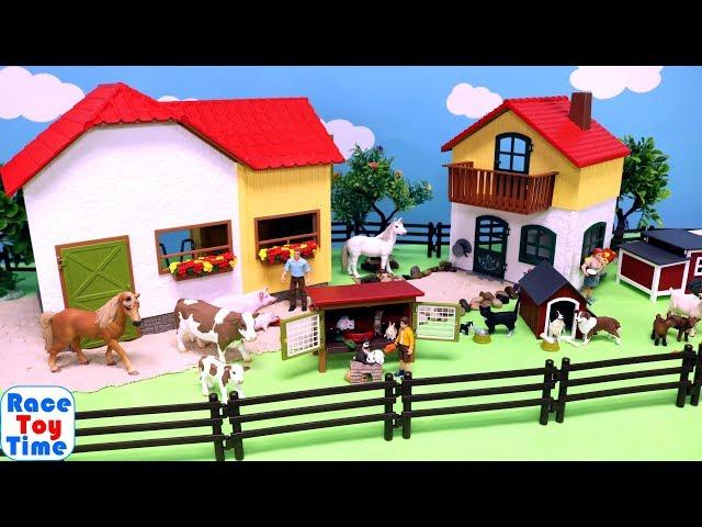 Customized Schleich Farm World Diorama