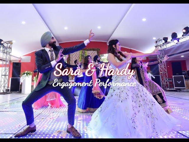 Sara & Hardy | Engagement Performance | Pure Bhangra | DJ Sarpanch | Mehar Photography