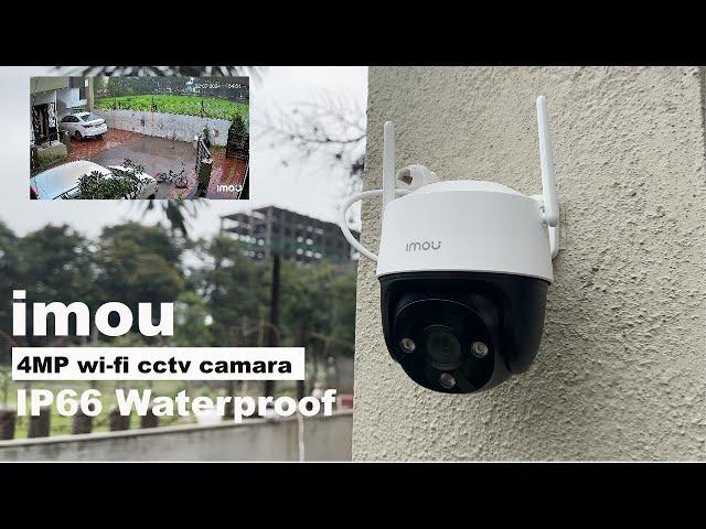 Imou 4MP CCTV Camera for Home Outdoor, 360° Security WiFi Camera | best video quality