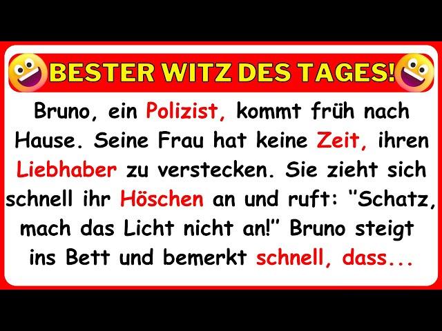  BESTER WITZ DES TAGES! Die Frau eines Polizisten hat keine Zeit, ihren Liebhaber zu verstecken...