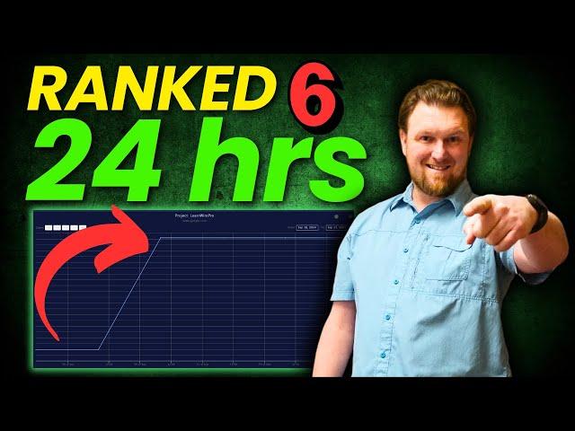 How I Ranked #6 in 24 Hours with AI SEO: SHOCKING Results 