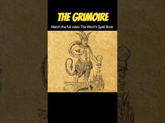 The Witch's Grimoire #witchcraft #witch #magic #grimoire #spellbook #occult