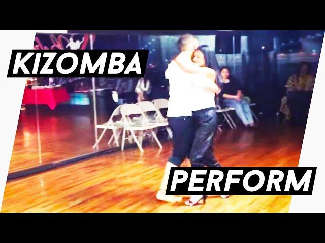 Improvised kizomba fusion demo - New York - Kristofer Mencák with Namrata Wittke