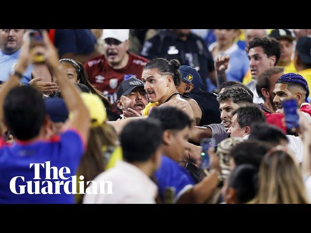 Darwin Núñez confronts fans after Uruguay's Copa América defeat to Colombia