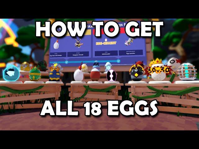 How To Get All 18 Eggs In Roblox Bedwars