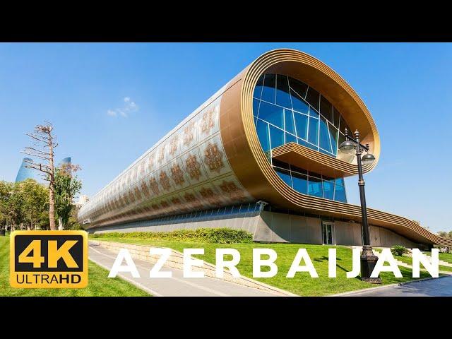 Baku Azerbaijan 4k UHD HDR 60fps - Scenic View Of Azerbaijan and Baku with Relax Music #azerbaijan