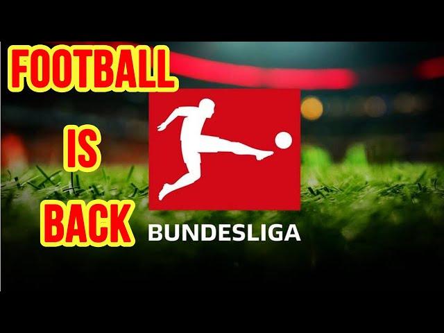 Bundesliga is the FIRST league back after corona virus pandemic