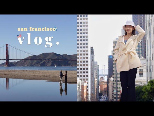 SF vlog: 台灣再見啦! 結束(短期)遠距離戀愛、舊金山景點、博物館、久違朋友碰面 | It's Jcnana 蒨蒨