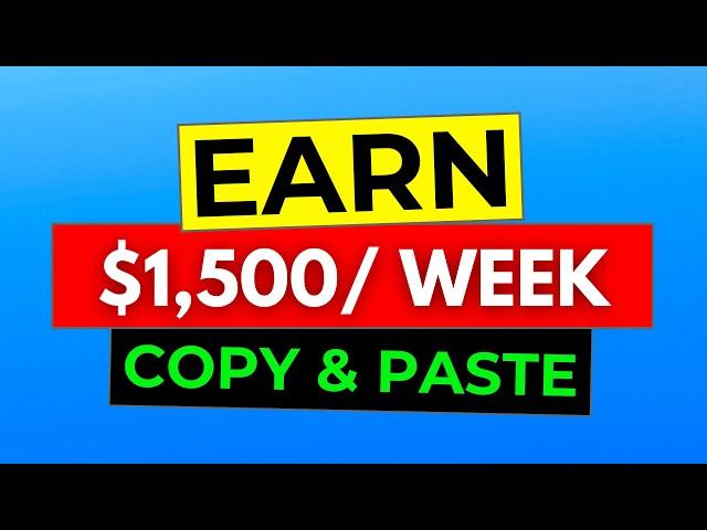 Earn $1500/Week  Copy-Pasting Videos on YouTube