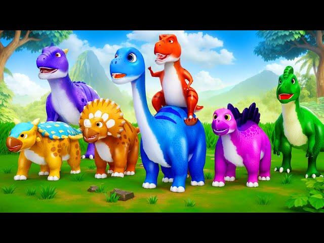 T-Rex Rules Jurassic Land!  Wild & Crazy Dinosaur Moments!