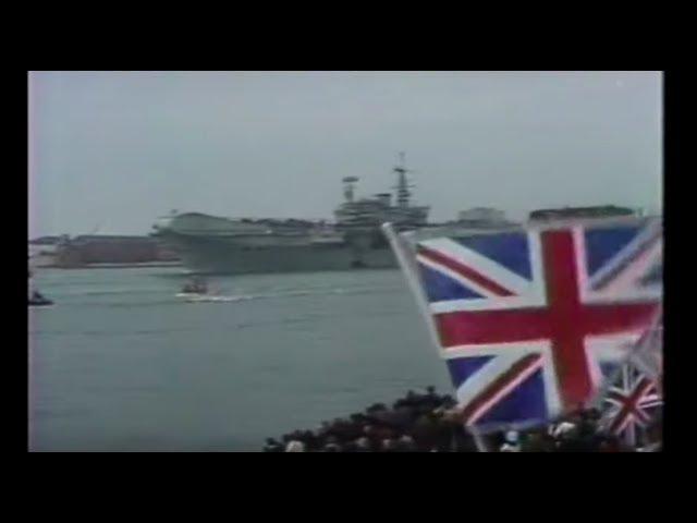 British Armada Set Sail for War in the Falklands - CBS Evening News - April 5, 1982