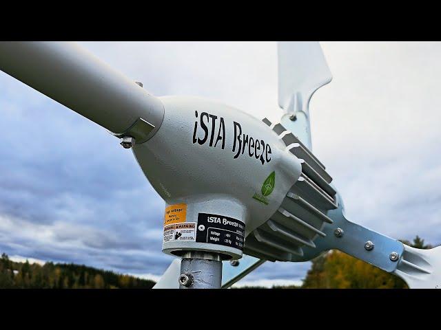 Ista Breeze I-2000 2000W Wind Turbine First Test