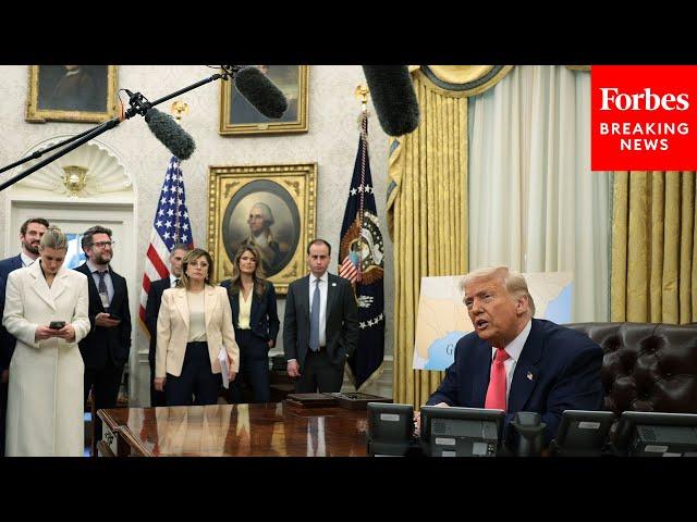 BREAKING NEWS: Trump Signs New Executive Orders While Taking Multiple Questions From Reporters