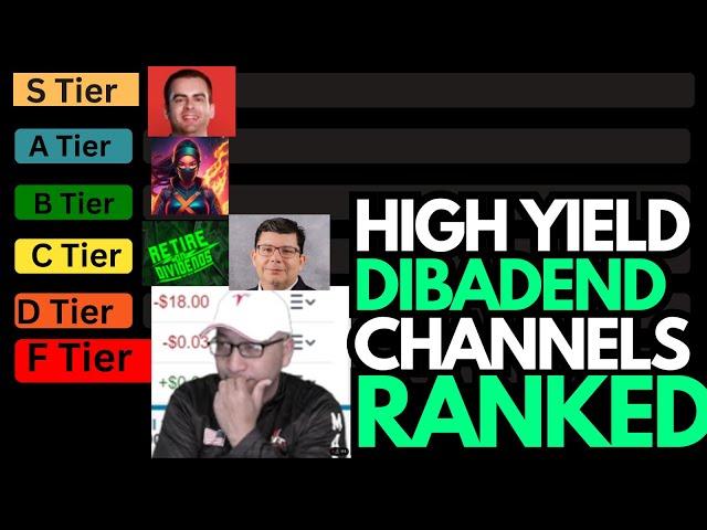 Ranking High Yield Dividend ETF YouTubers! What To Avoid