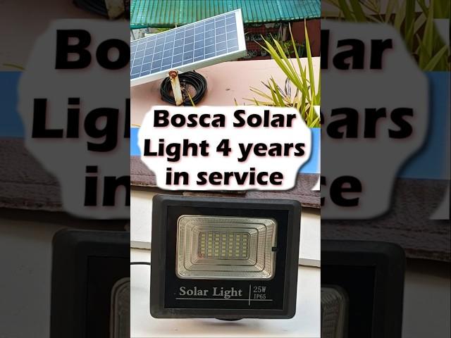 Bosca Solar Lights after 4 years