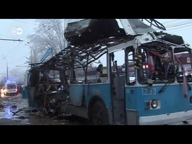 Взрыв троллейбуса в Волгограде